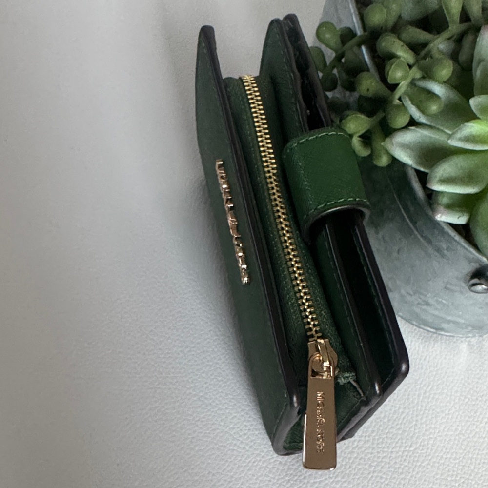 Michael Kors Dark Green Wallet - Picture 2 of 13